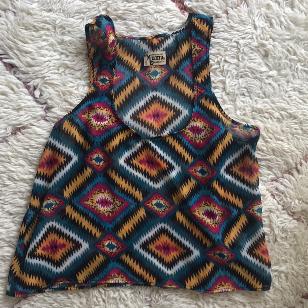 Show Me Your Mumu Sheer Tank Top